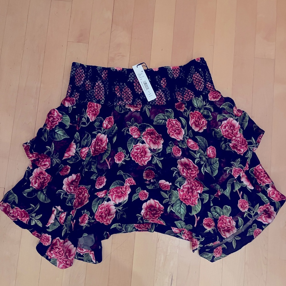 Alice & Olivia floral skirt